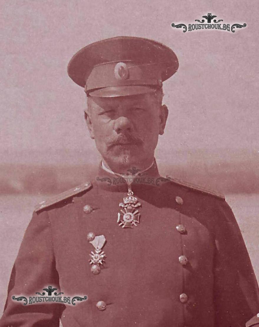 № 24 Полковник Перикъл Енчев на Пристанище Русе, март 1916 г.